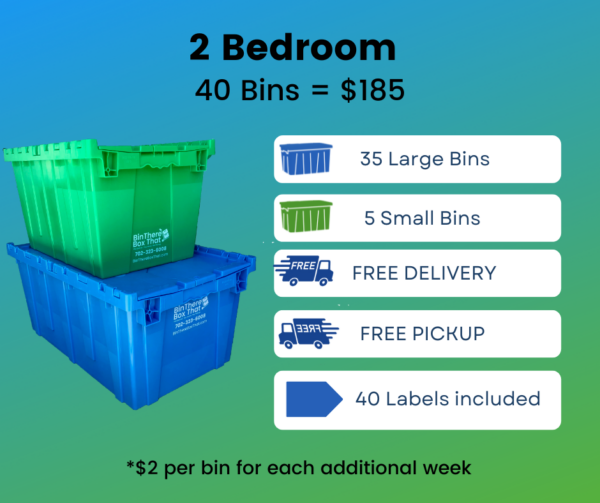 2 Bedroom      40 Bins